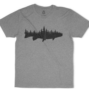 Fish and Forest T-Shirt - Men's Fishing T-Shirts - Fish